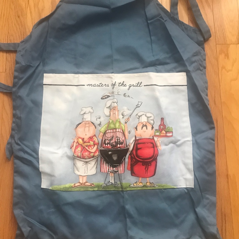 Mens barbecue apron